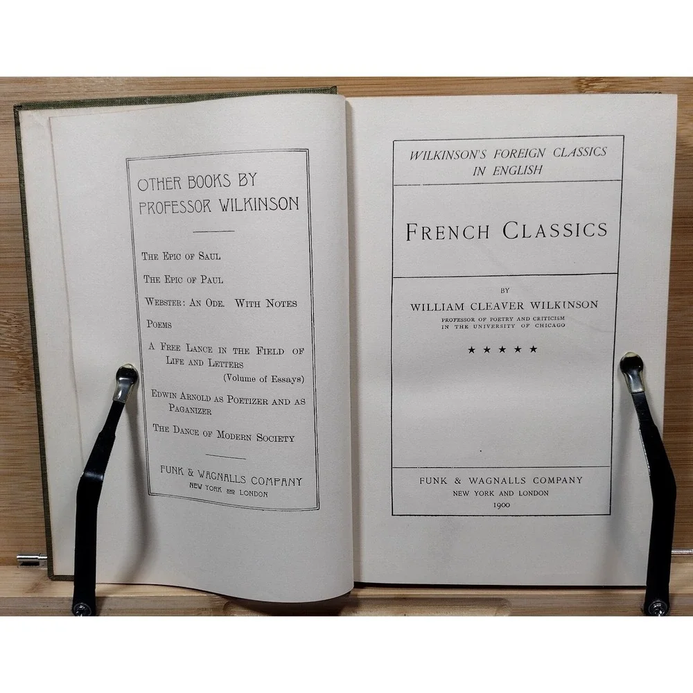 Wilkinson's Foreign Classics in English FRENCH CLASSICS by William Cleaver Wilki